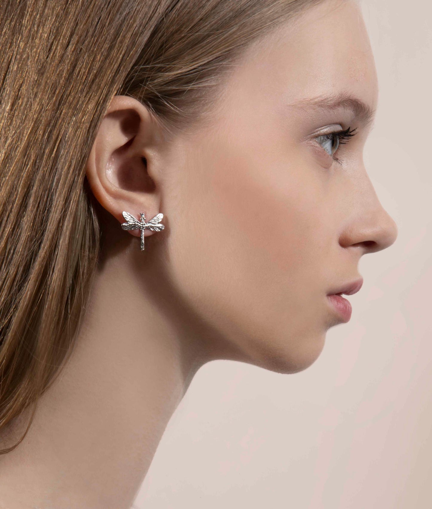 Light Dragonfly Earrings