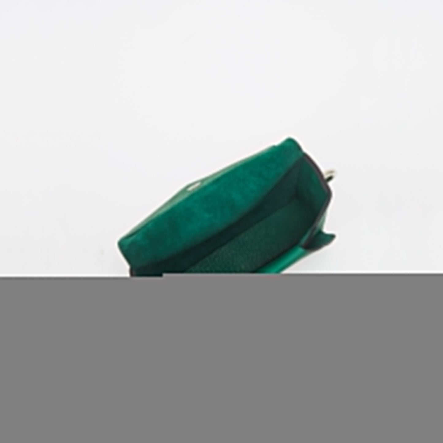 Handmade Leather Envelope Bag - Green
