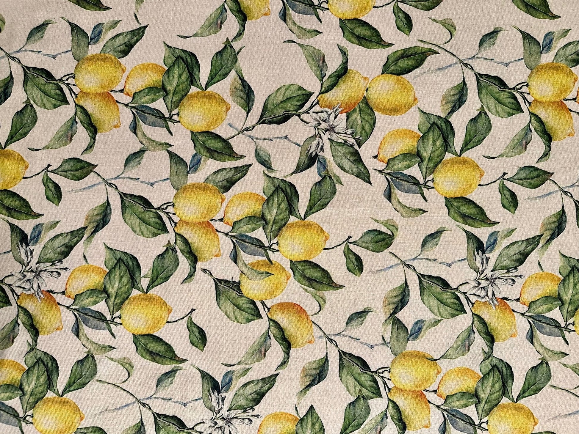 Round Tablecloth - Lemon Linen