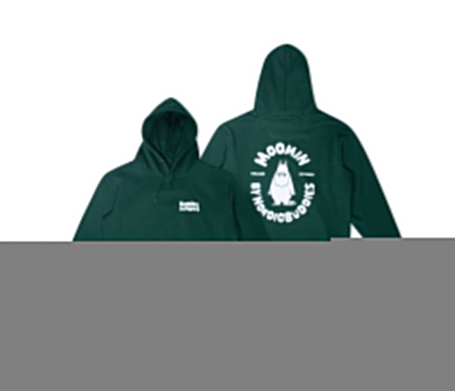 Premium Hoodie Moomin - Green