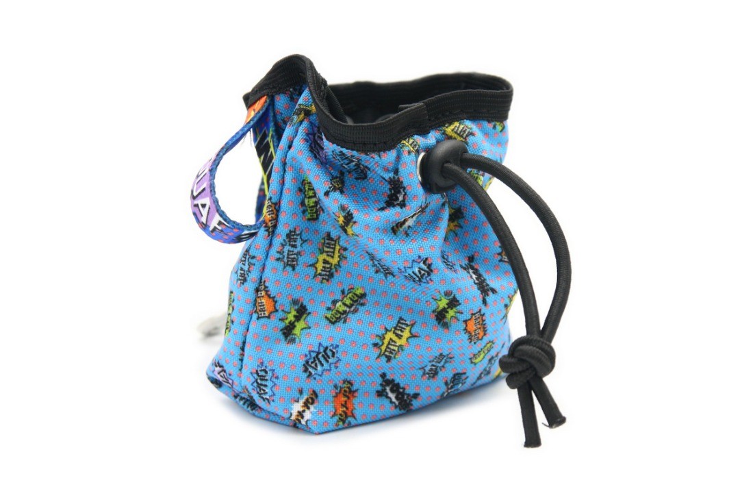 Dog treat Bag - Blue Graffiti