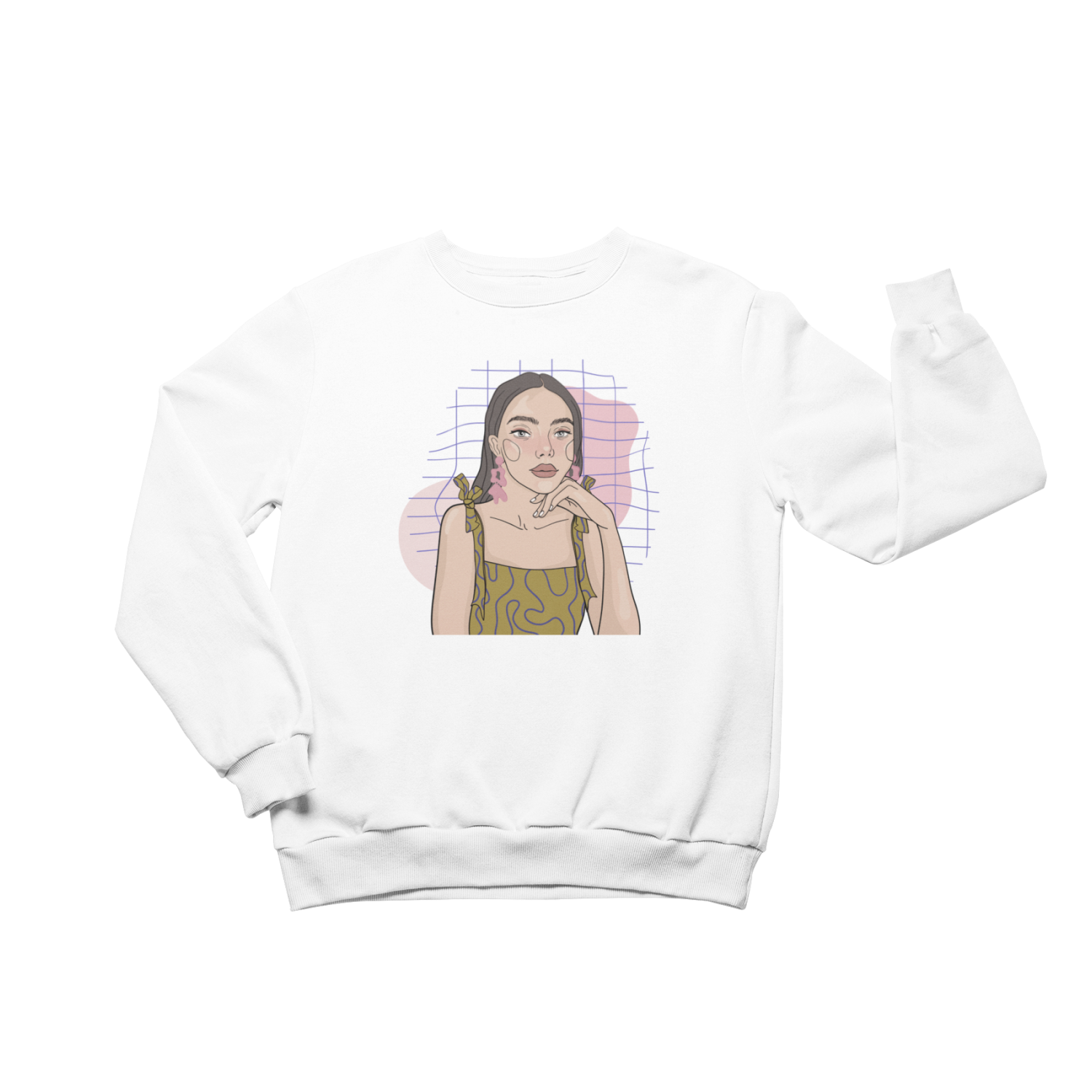 Unisex Crewneck Sweatshirt with Illustration - Sending Magic