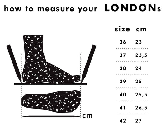 London - Classic shoes in the TOKU style - Black