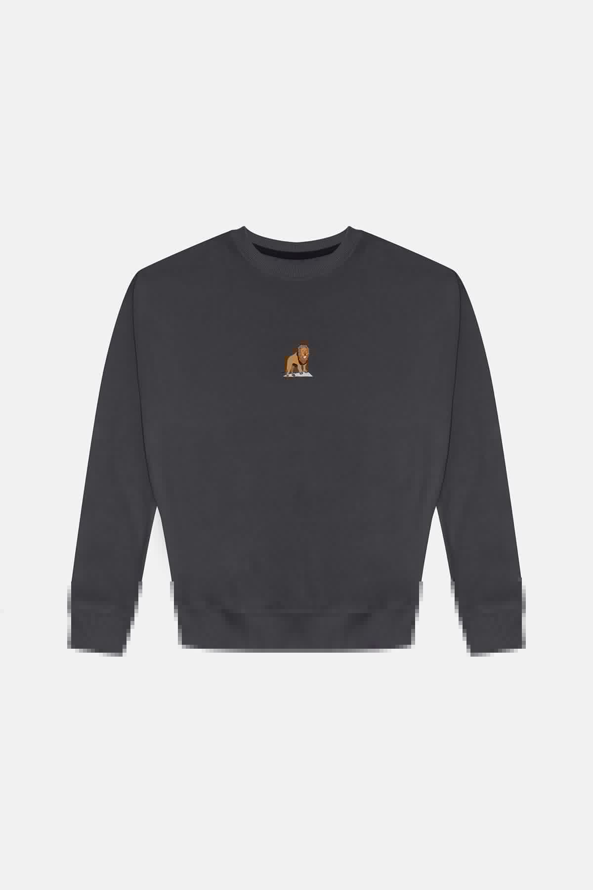 Lion Sweatshirt - Anthracite