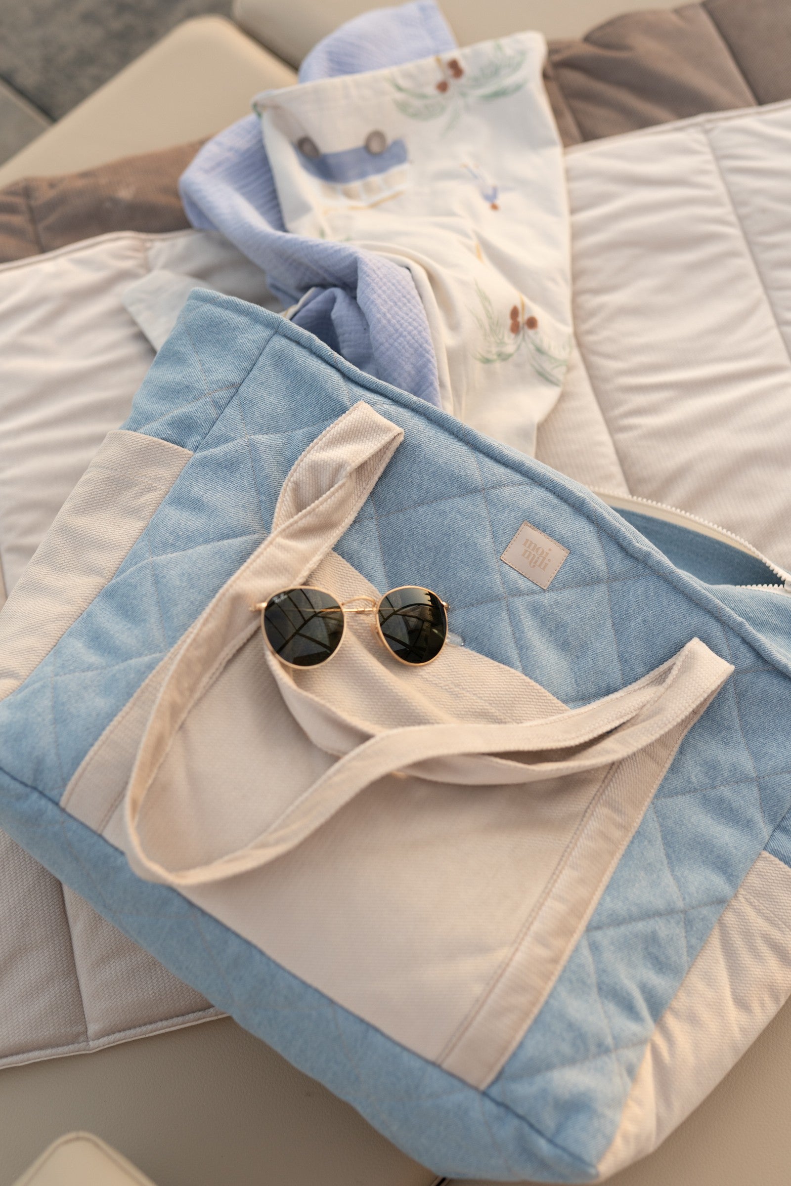 Mom / Weekender Bag - Jeans