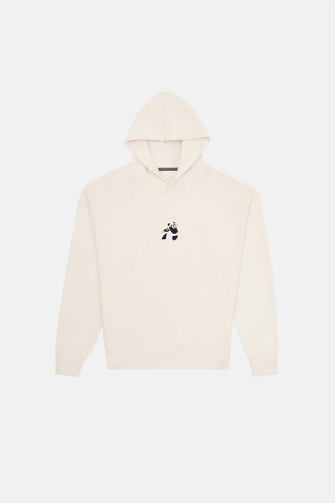 Panda Hoodie - Cream