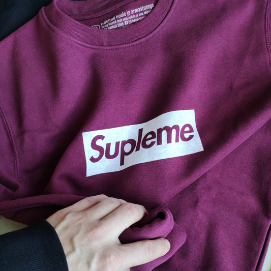 Supleme Sweatshirt - Bordeaux
