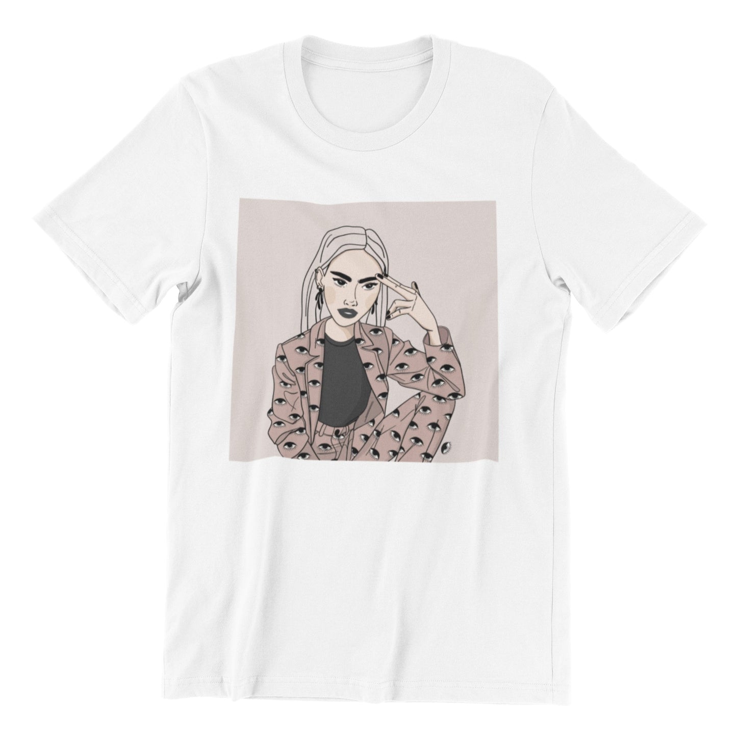 Unisex Organic Cotton T-shirt with Illustration - Stay Rad