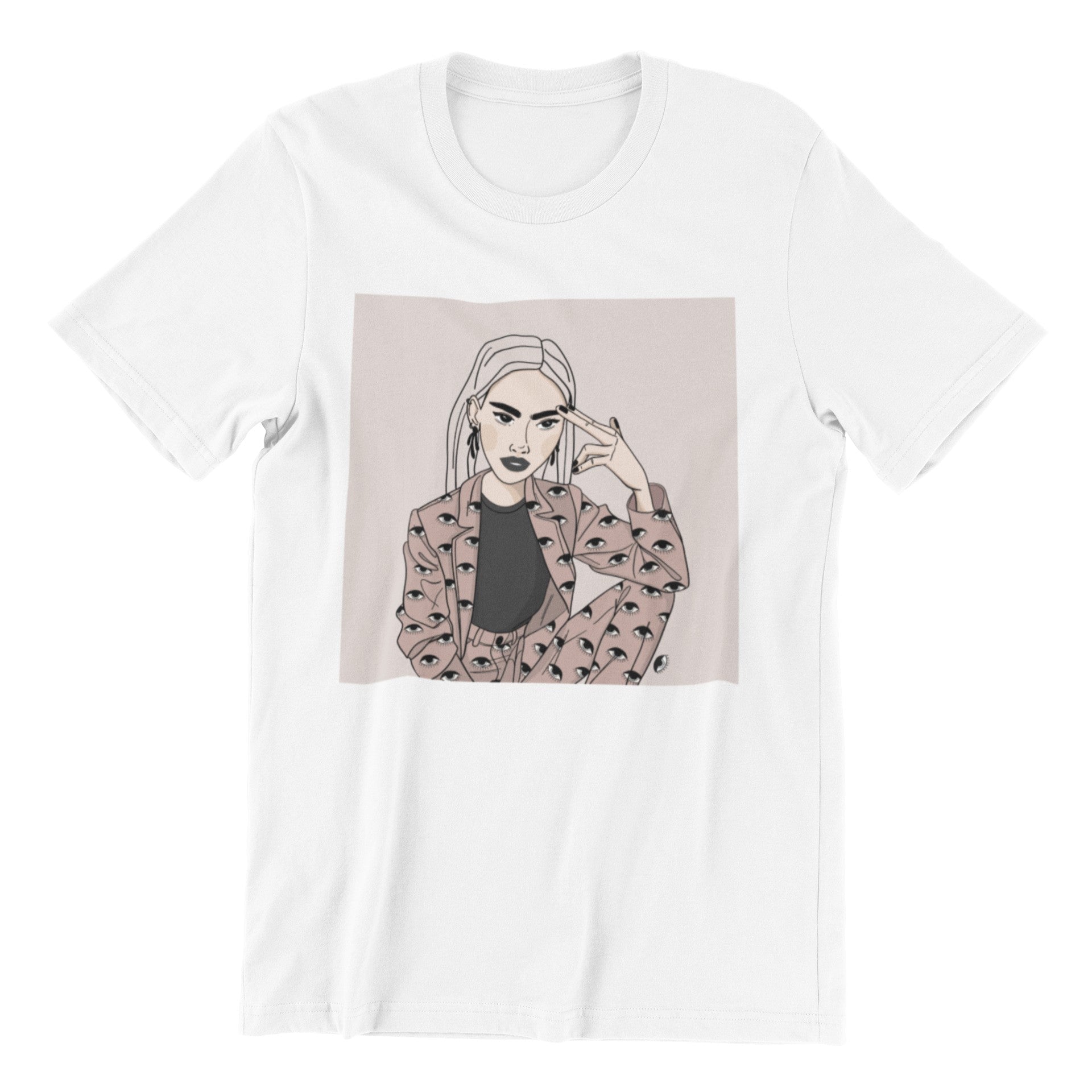Unisex Organic Cotton T-shirt with Illustration - Stay Rad