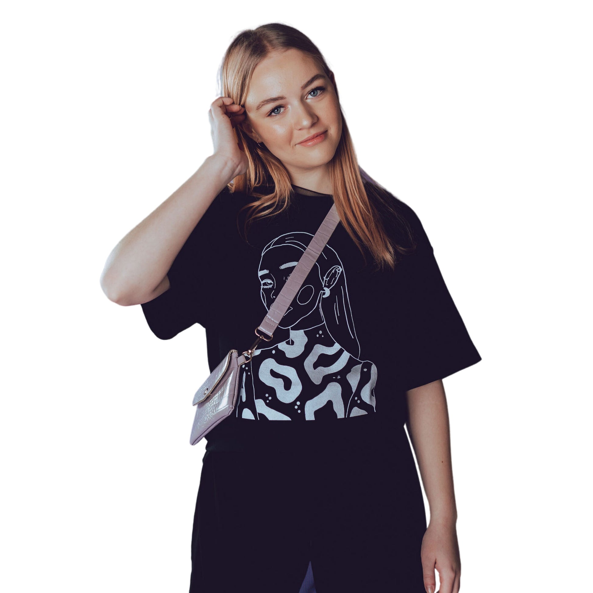 Unisex Organic Cotton T-shirt with Illustration - The Moon Queen